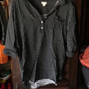 Polka dot night gown